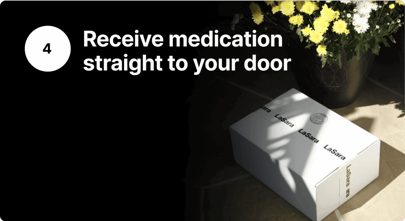 Receive medication straight to your door